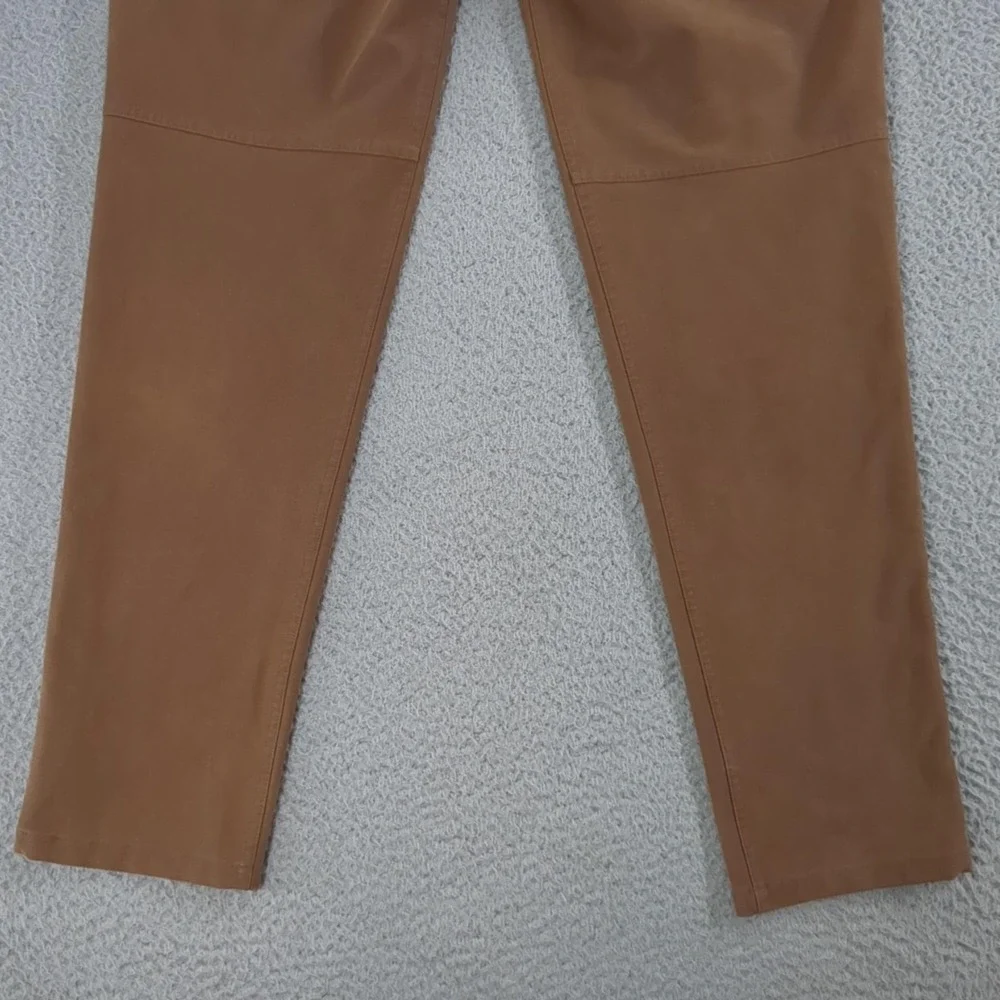 Lululemon Pants Mens 36x33 Brown Canvas Slim Fit 5 Pocket Chino Casual Workwear